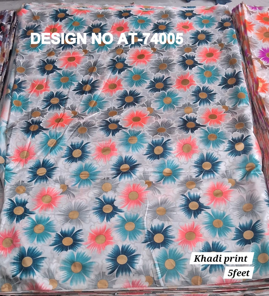 Khadi Print Mandap Fabric - Premium 100% Cotton, Full Size | Intricate Washable Prints, Eco-friendly Durable Texture, Customizable Designs