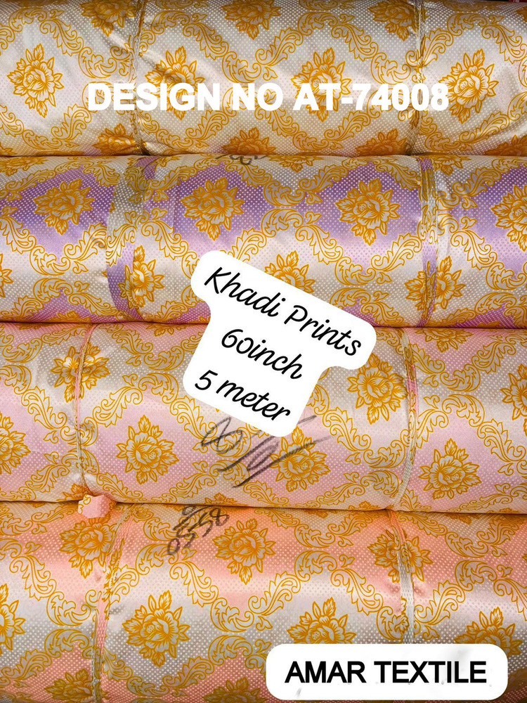 Khadi Print Mandap Fabric - Premium 100% Cotton, Full Size | Intricate Washable Prints, Eco-friendly Durable Texture, Customizable Designs