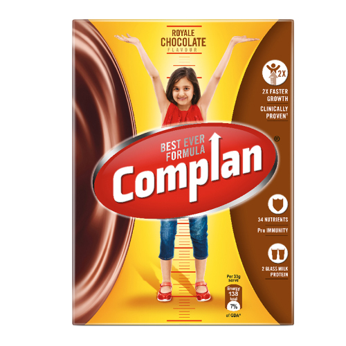 200g Complan Chocolate - Alcohol-Free, Sweet-Tasting Drink with Essential Minerals & Vitamins, Conveniently Packaged in Box