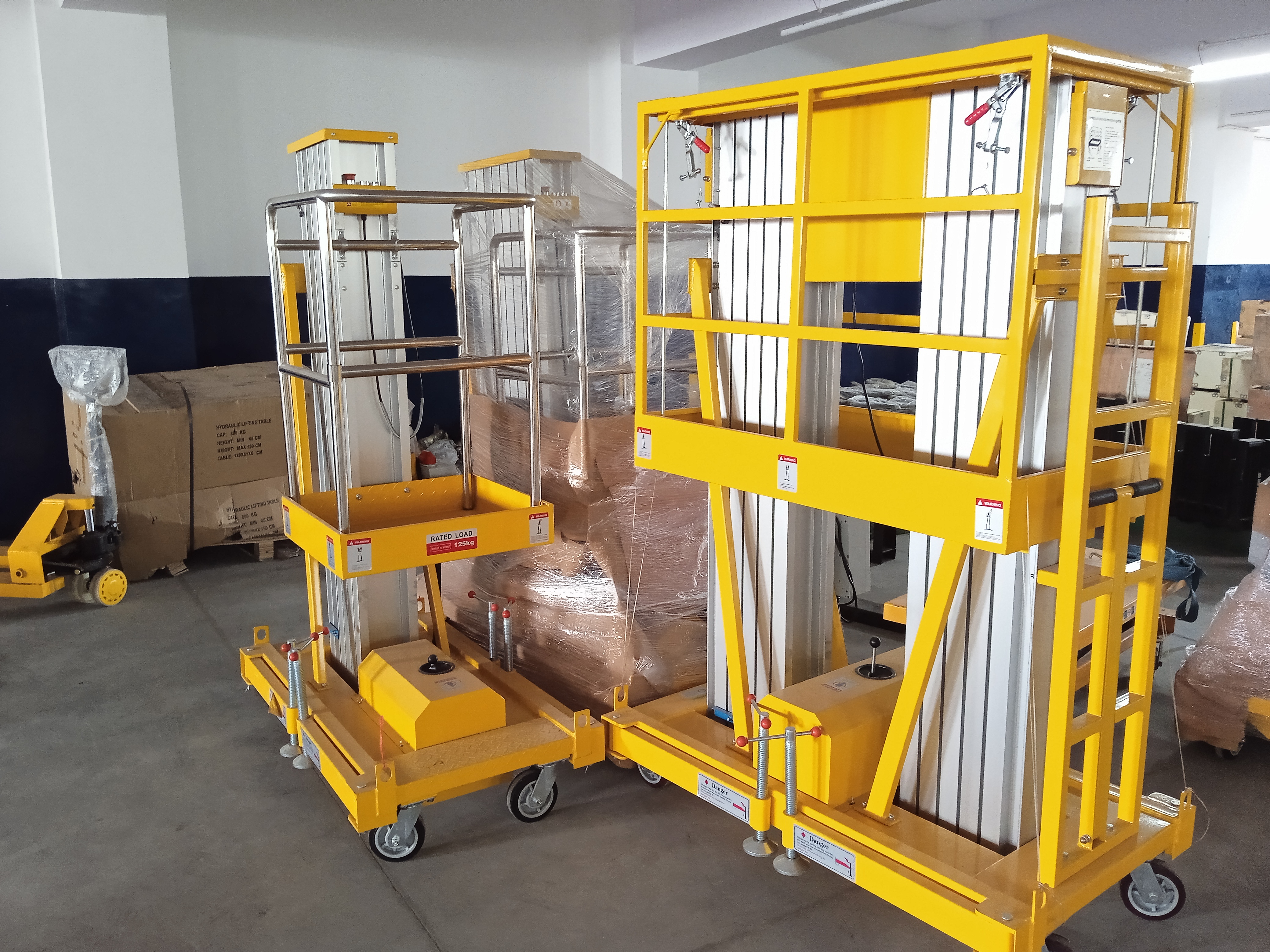 Single Mast Aerial Work Platform - Attributes: Strong