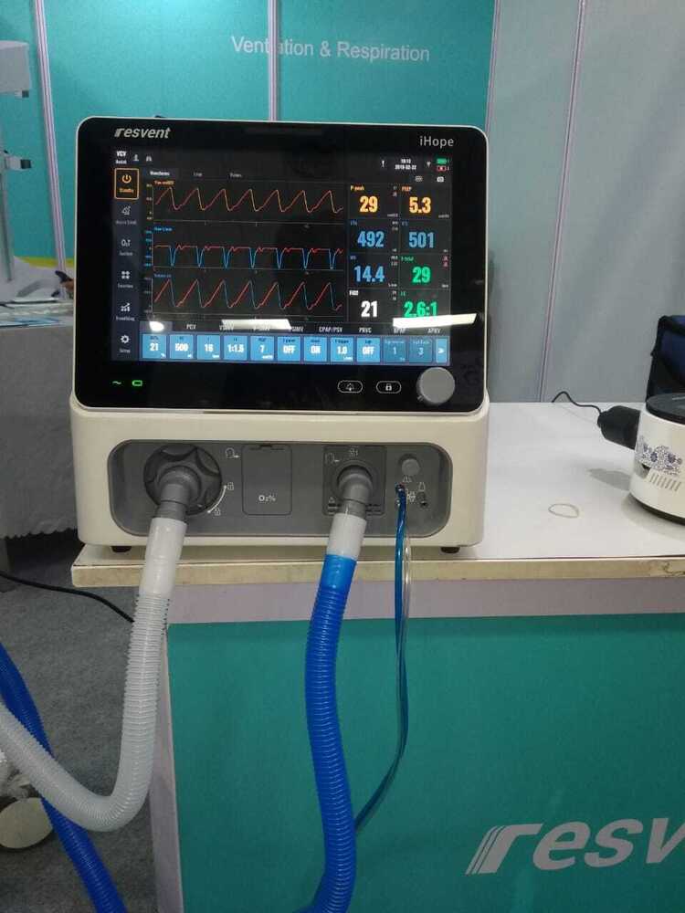 Comen Ventilator - Iron, 75x55x75 Inch, Black | Multi-mode Ventilation With Adaptive Control And Comprehensive Monitoring