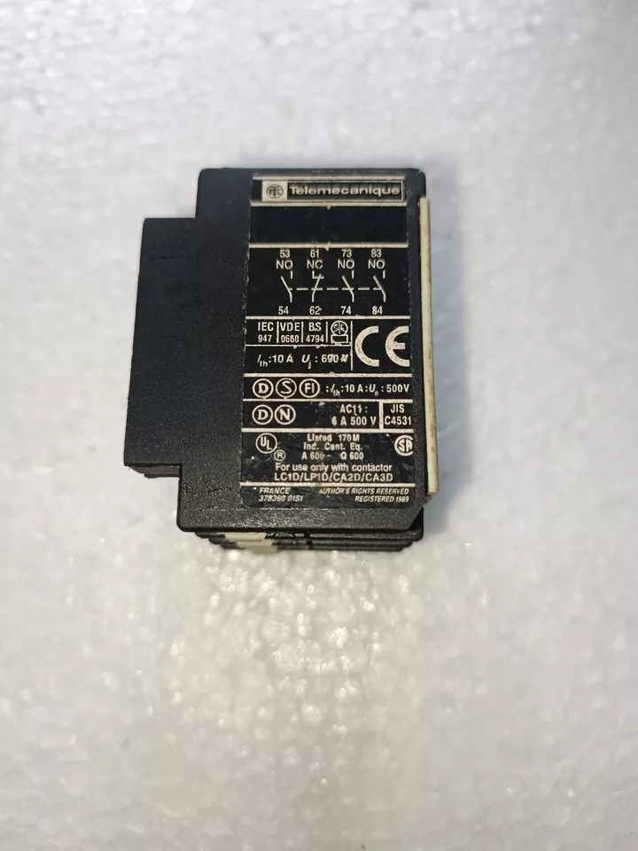 Telemecanique LA1DN31 For use only with contactor LC1DLP1DCA2DCA3D