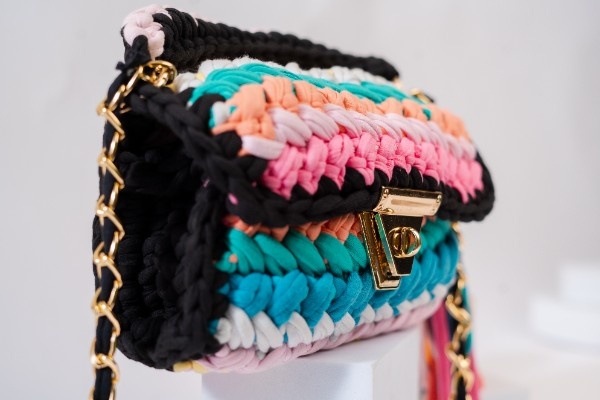 Multicolor Crochet Sling - Basket Type: Gift Basket