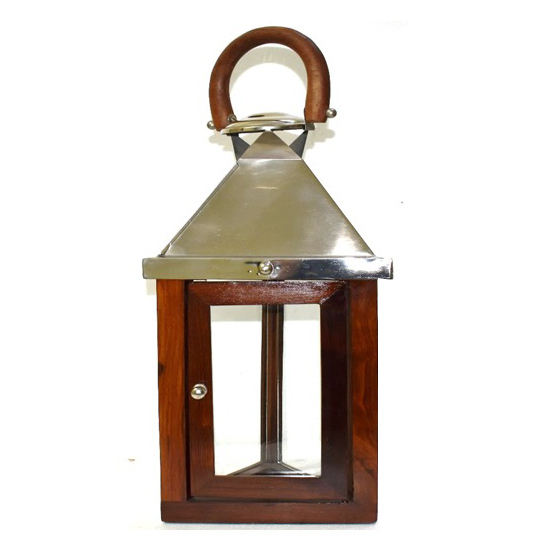 Hanging Wooden Lantern