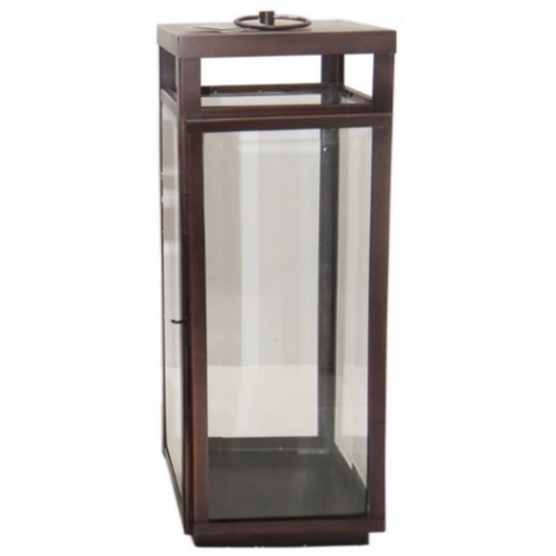 Metal Lanterns With Bronze Finish