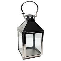 Shiny Nickel Steel Lantern