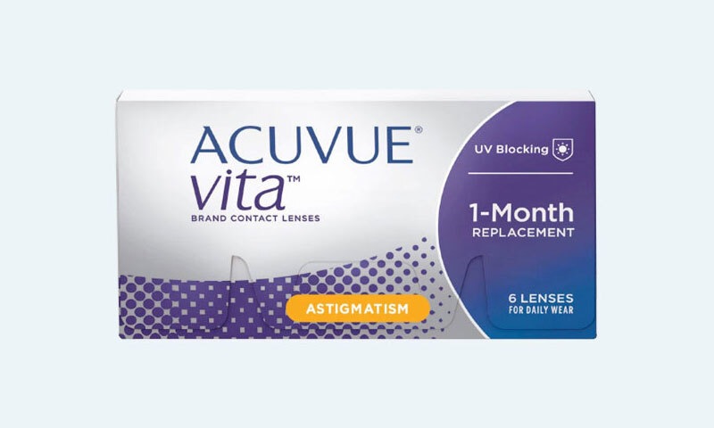 Johnson & Johnson Acuvue Vita for Astigmatism Monthly Contact Lens (6 Lens/Box)