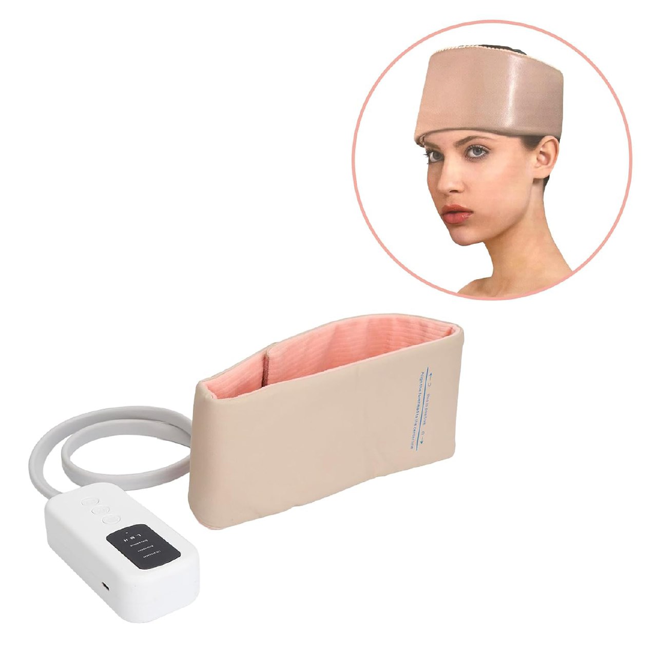 Air Pressure Head Massager with Vibration