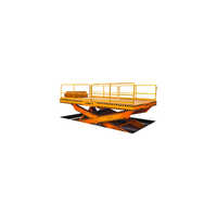 Scissor Lifts - Standard Size, Yellow Finish, 220-440 Volt Power, 1-year Warranty, Heavy Load Capacity