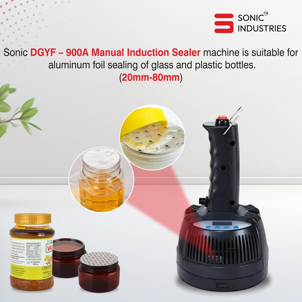 Sonic Industries 900A Handheld Electromagnetic Induction Sealer (20-100mm)