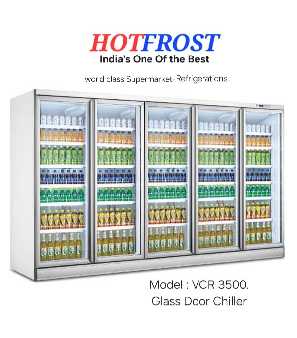 Super Market Glass Door Chiller