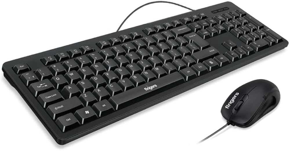 Fingers Wired Keyboard And Mouse - Combo