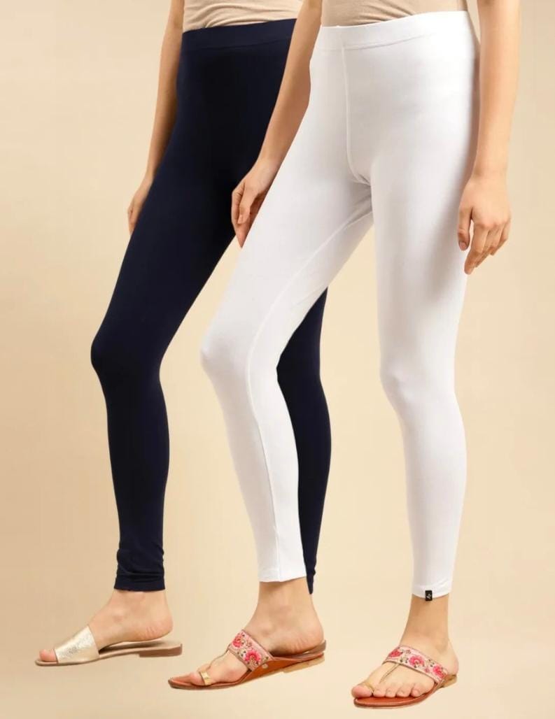 Ankle Fit Leggings Combo - Color: Solid