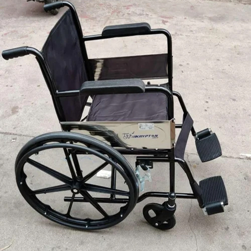 Wheelchair With Commode - Frame Finish: Powder Coated