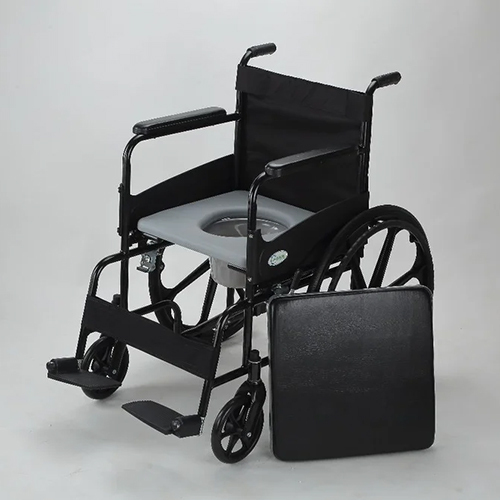 Medical Commode Wheelchair - Frame Finish: Powder Coated