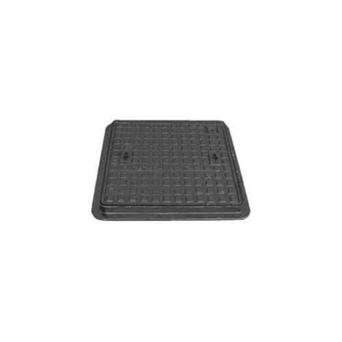 Cast Iron Earth Pit Cover - Color: Black