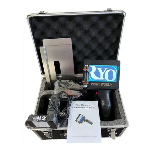 काले RYO 12 MM हैंडहेल्ड इंकजेट प्रिंटर
