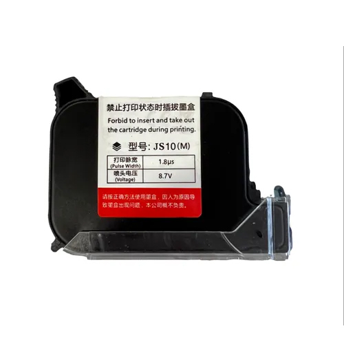 Black JS10 Cartridge For Meenjet Printer