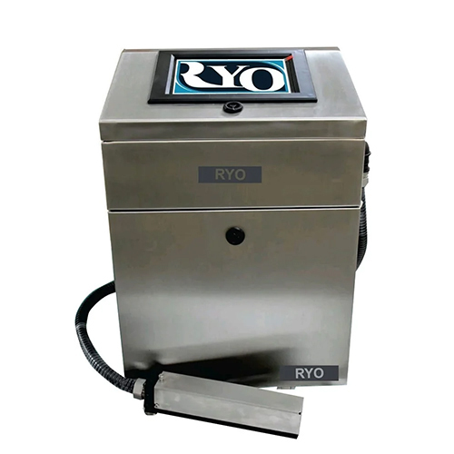 Automatic Batch Coding Machine - 7" Inch Display Size, Silver Color, User-Friendly Design with Warranty