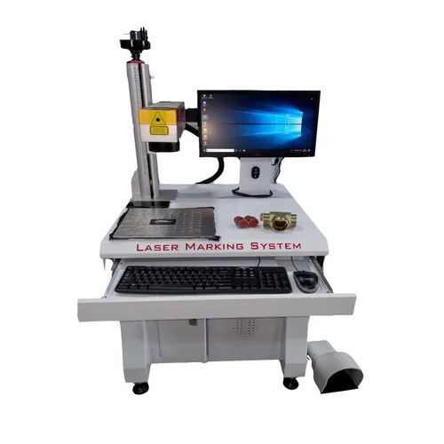 Metal Laser Marking Machine - Color: White