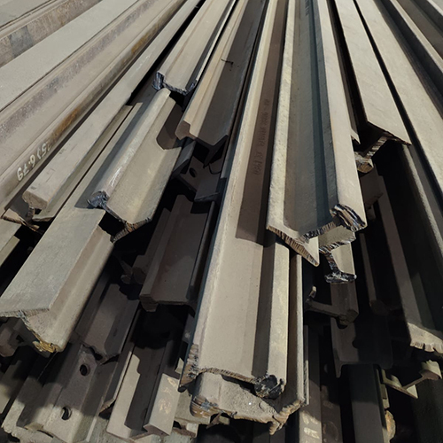 MS Plain Rail Line - MS Material, Silver Color, Plain Finish | Rigid Hardness, Weight as Per Requirement, Versatile for Heavy-Duty Applications
