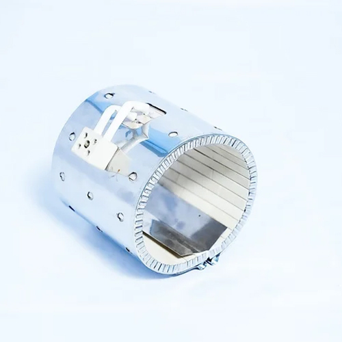 Ceramic Perforated Heater - Stainless Steel, 230 Volt Electric | Portable Design with Even Heat Distribution, 1-Year Warranty