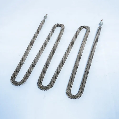 Tubular Small Finned Heater - Copper Material, 110V Voltage | Portable Electric Heater for Industrial and Commercial Use, 1-Year Warranty