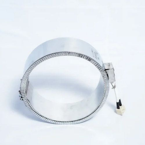 Ceramic Band Heater With IN Side Cover - Stainless Steel, 230 Volt (V) Power, Portable Installation | Durable Protection and Efficient Heat Transfer