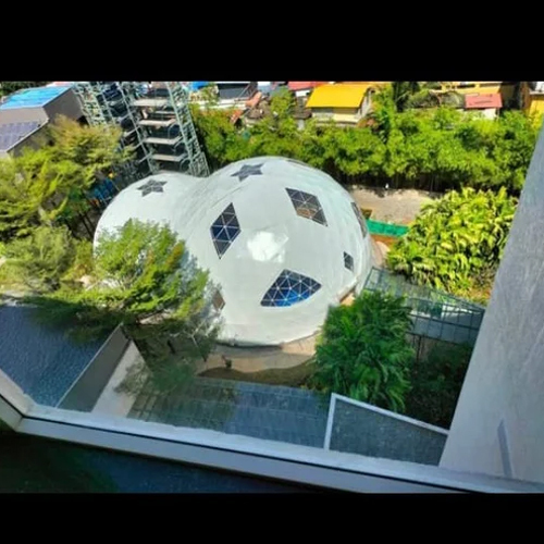 Tensile Dome Structure - Durable Tensile Fabric, Available Thicknesses, Sleek White Color | Waterproof, High Wind Resistance, Easy Installation