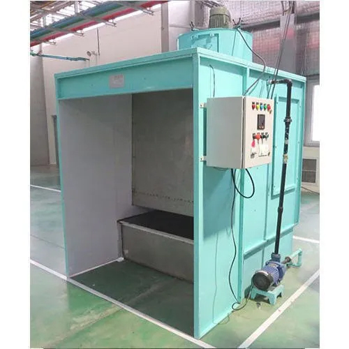 Liquid Paint Booth - 220-440V Durable Electric-Powered Portable Unit | Mobile, Environmental Overspray Containment, Warranty Included