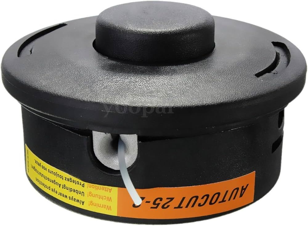 "SL- 011 Trimmer Head Black Auto Cut 25-2 A AcA A A A  Efficient Automatic Line Feeding for Hassle-Free Lawn Care "