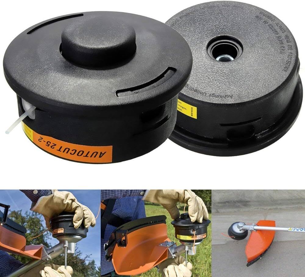 "Sl- 011 Trimmer Head Black Auto Cut 25-2 A Aca A A A Efficient Automatic Line Feeding For Hassle-free Lawn Care " - Capacity: 100 Pcs/hr