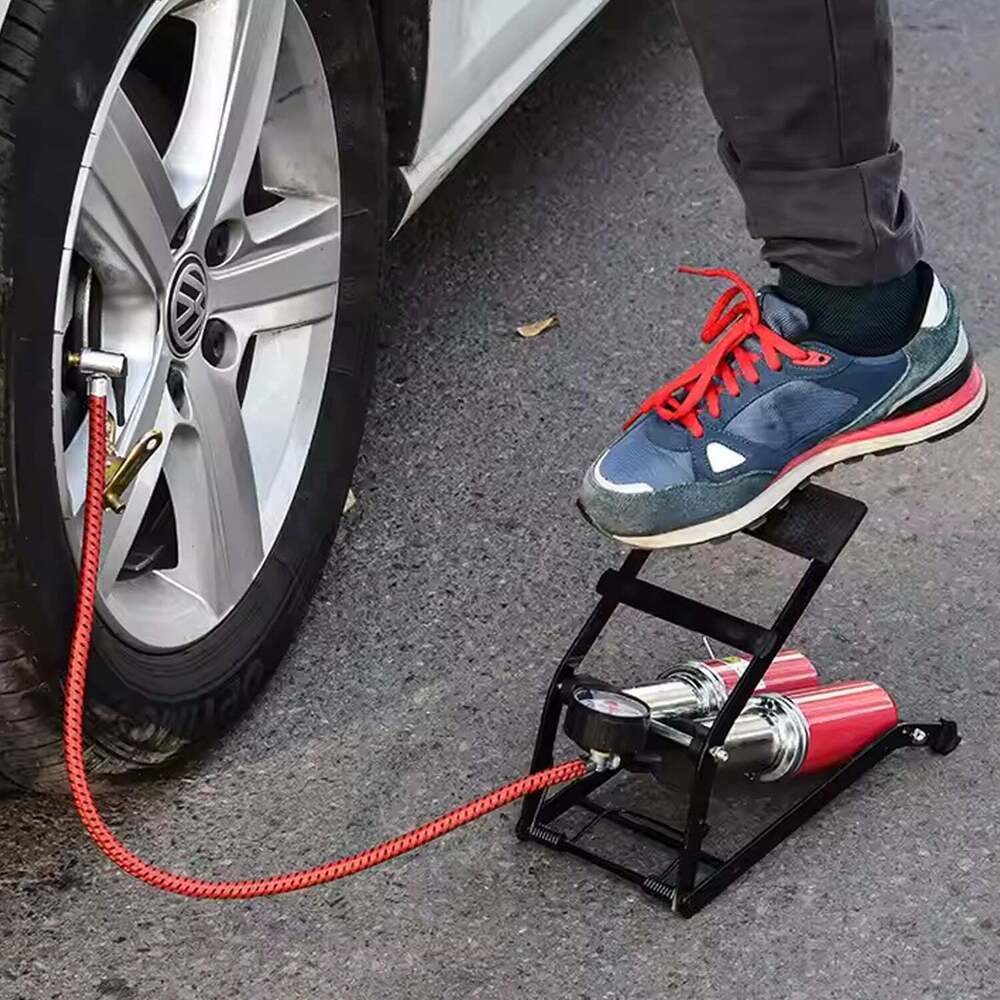 Dual-Cylinder Foot Pumps