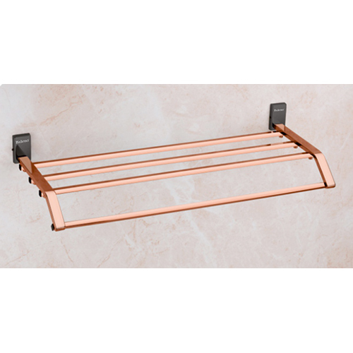 RCRB-1006_Charm Rose Gold And Black 24 inch Towel Rack