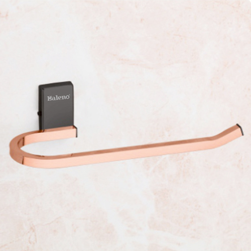 Charm Rose Gold And Black Napkin Ring