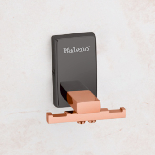 Charm Rose Gold And Black Robe Hook