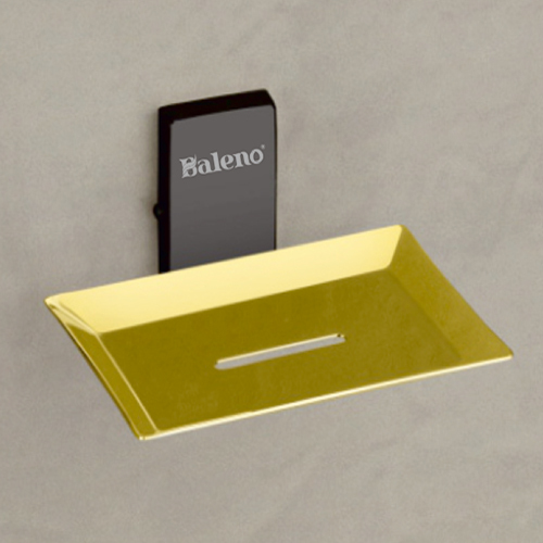 Charm Gold  And Black Soap Dish - Color: As Per Requirement