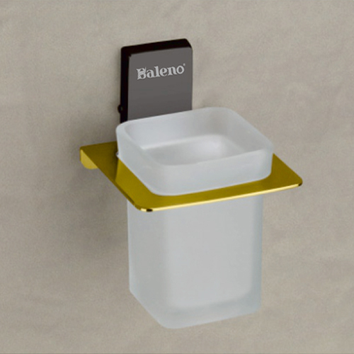 Charm Gold  And Black Tumbler Holder