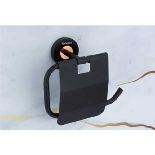 Diasy Black Paper Holder With Lid
