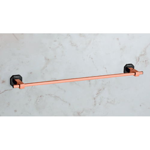 Setik Rose Gold And Black 24inch Towel Rod