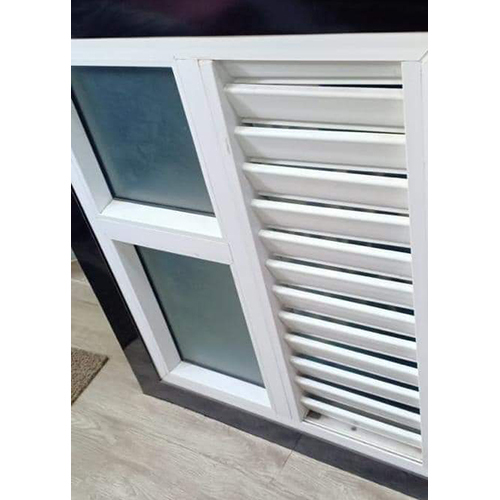 Upvc Windows - Brown, Standard Size | Home And Kitchen Application, Durable Upvc Material