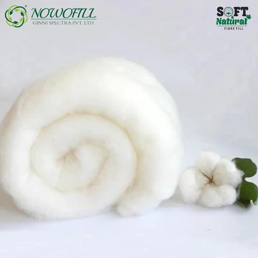 Organic Cotton Wadding - 100% Organic Cotton, Lightweight And Breathable Material For Bedding, Quilting, And Upholstery Applications