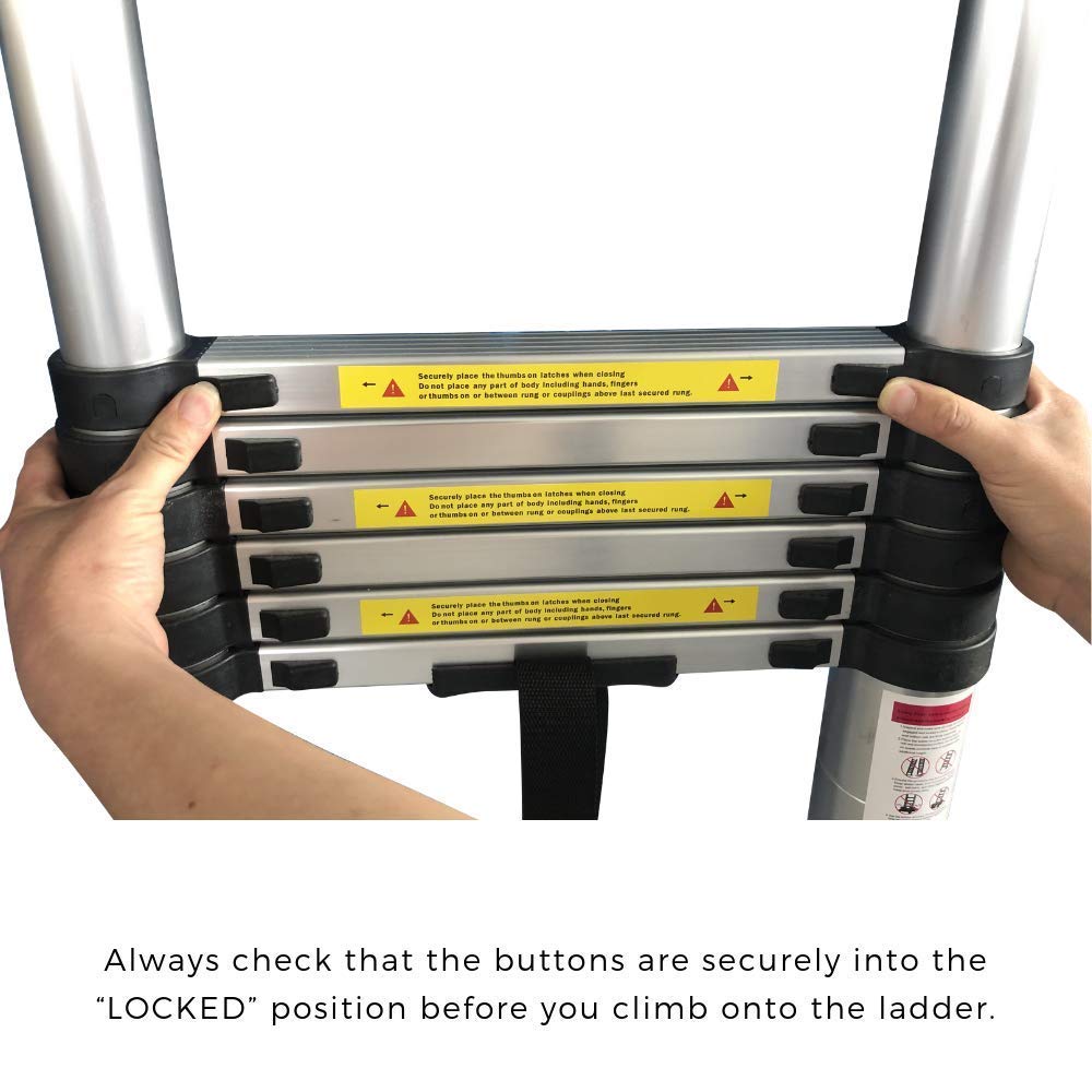 Aluminium Telescopic Ladder - Design: ]