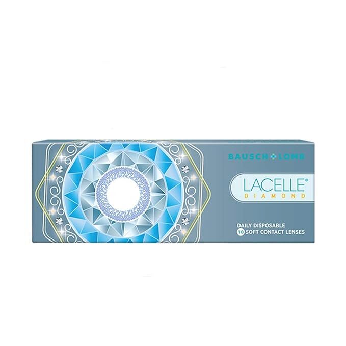 Bausch & Lomb Lacelle Diamond Pink Color Daily Contact Lens (10 Lens/Box)