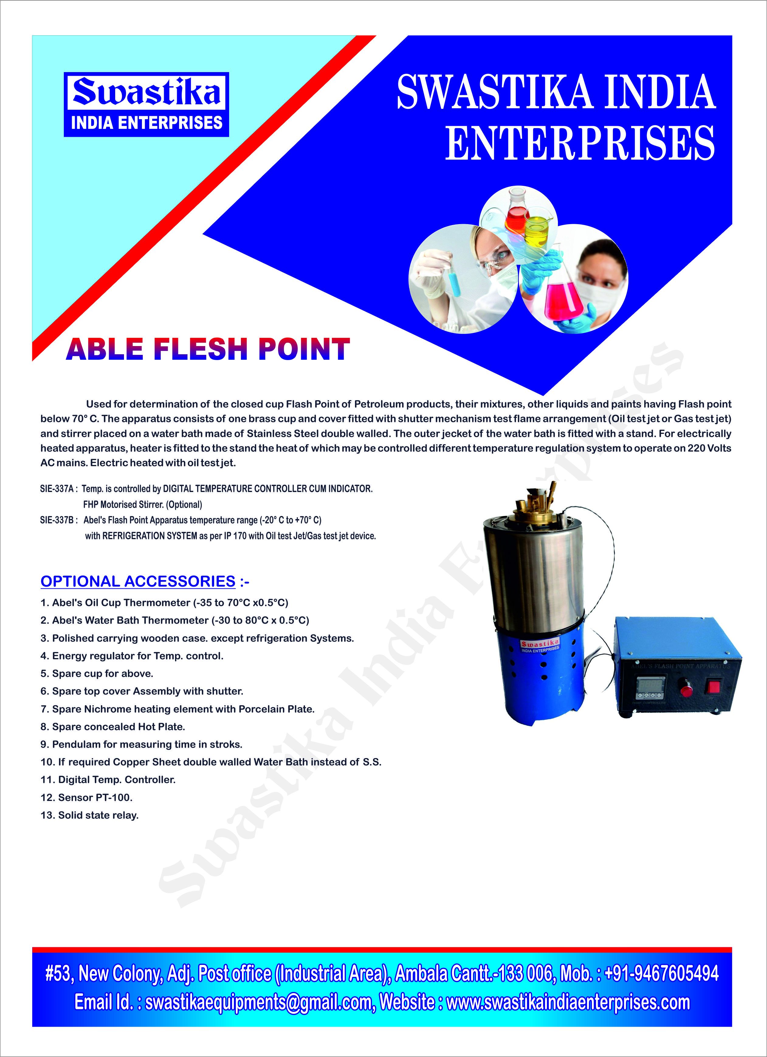 Abel Flash Point App.
