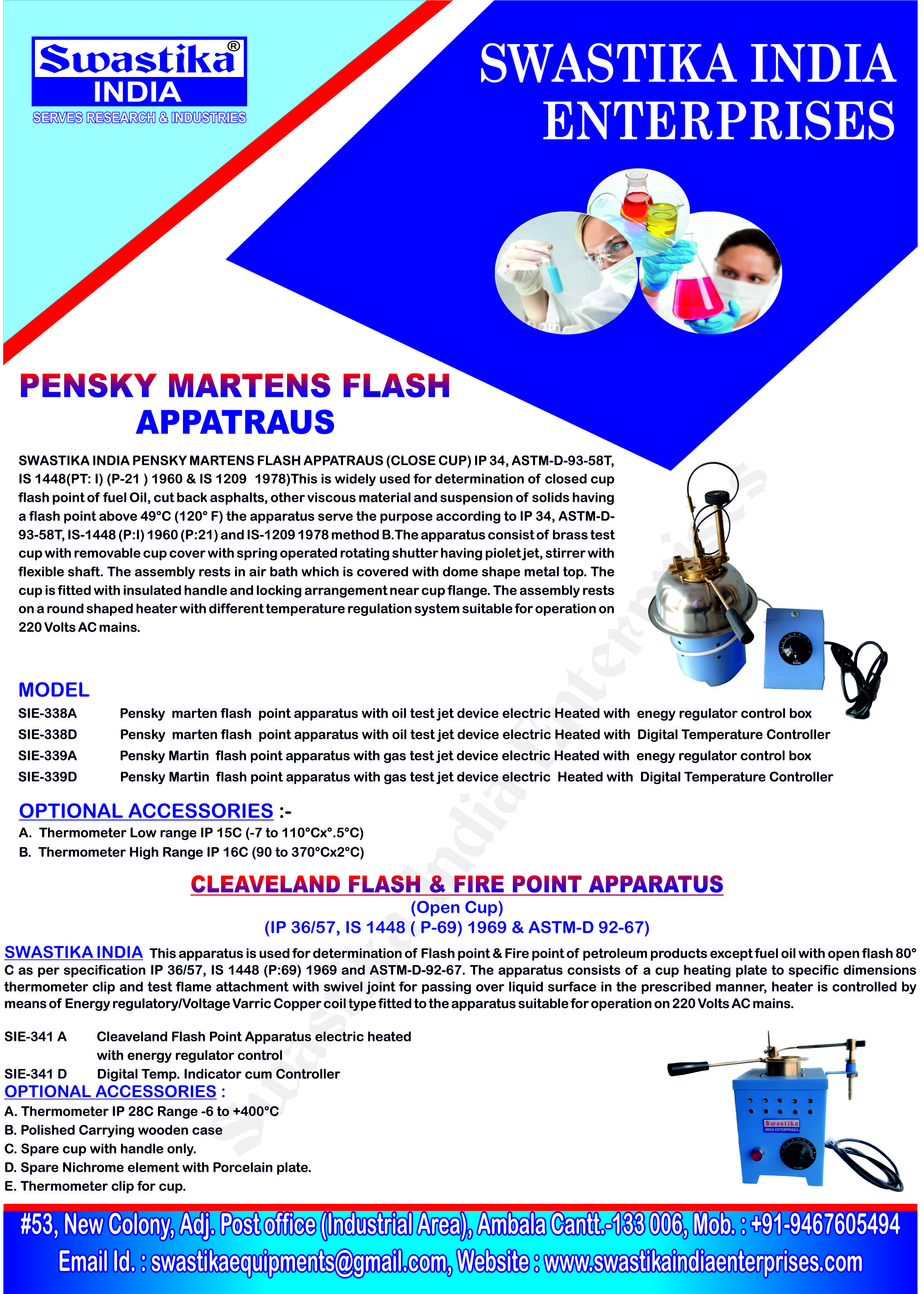 Pensky Martin Flash Point App.