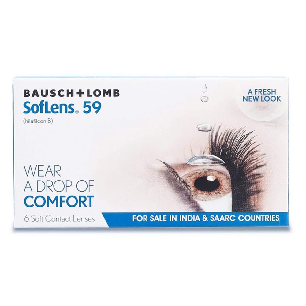 Bausch & Lomb Soflens 59 Monthly Contact Lens (6 Lens/Box)