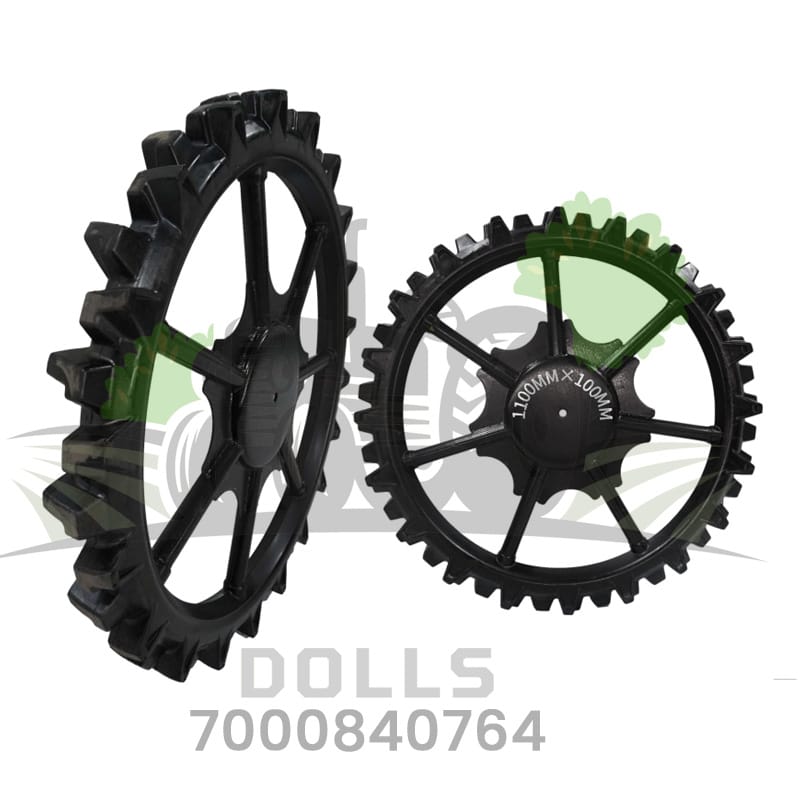 Solid Rubber Tyre Wheel - Capacity: 600 Ltr