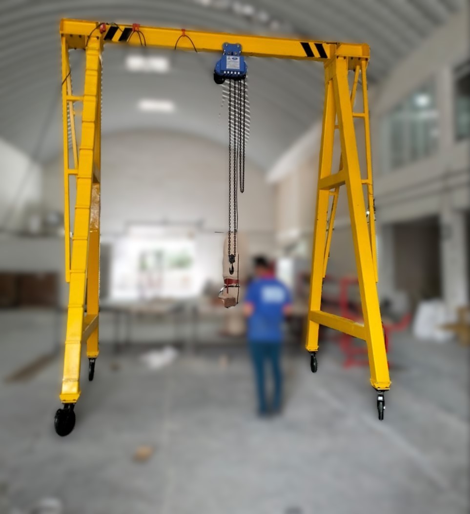 Portable Gantry Crane With Wire Rope Hoist - Application: