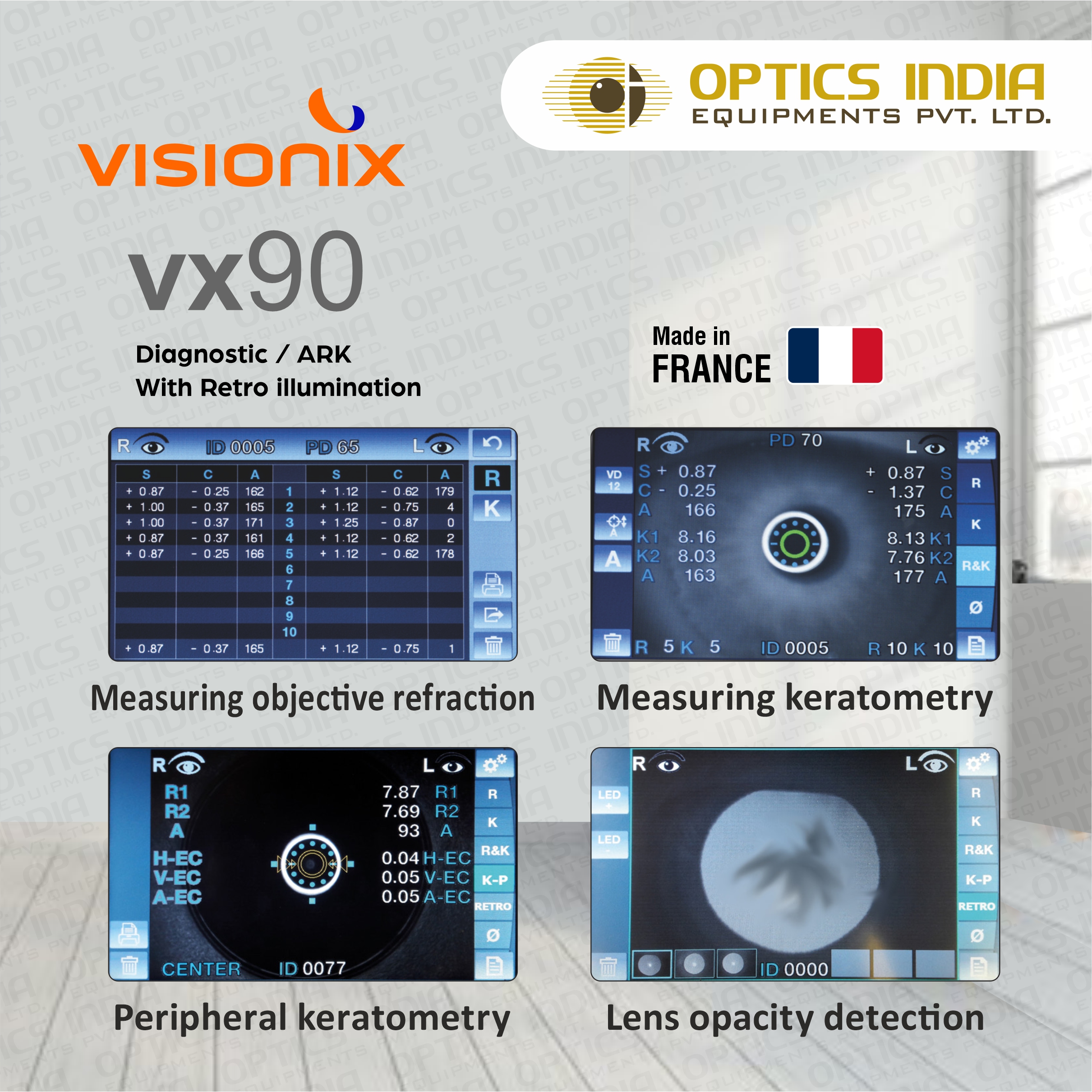 Visionix Ark Vx90 - Accuracy: 0.25 %